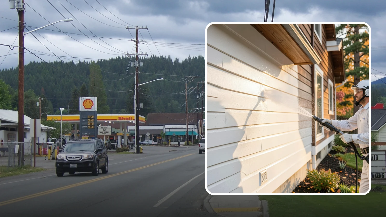 Exterior Dust Removal in Granite Falls, Snohomish County, WA - Exterior dust removal rinses away the pollen, road grit, and settled dust that cling to siding between our region's rain events.