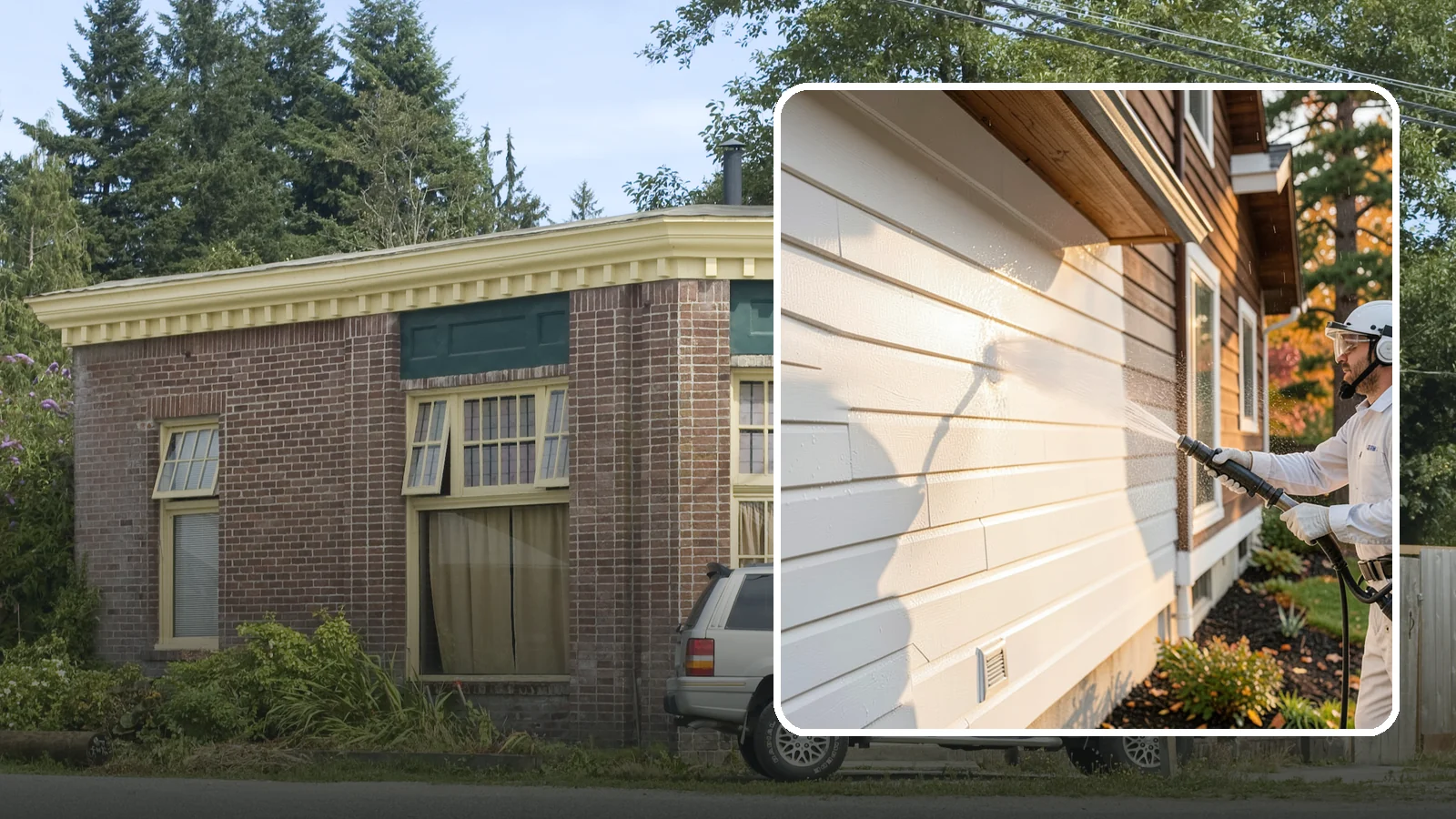 Exterior Dust Removal in Hamilton, Skagit County, WA - Exterior dust removal rinses away the pollen, road grit, and settled dust that cling to siding between our region's rain events.