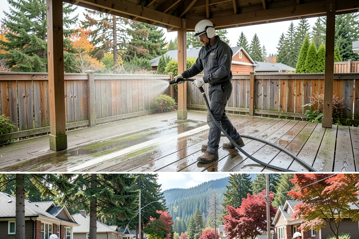 Exterior Dust Removal in Hunts Point, King County, WA - Spring pollen season and dry summer stretches are the best times to rinse before the film bonds with moisture.