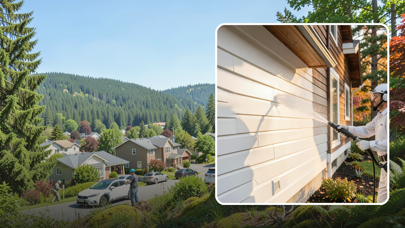 Exterior Dust Removal in Index, Snohomish County, WA - Exterior dust removal rinses away the pollen, road grit, and settled dust that cling to siding between our region's rain events.