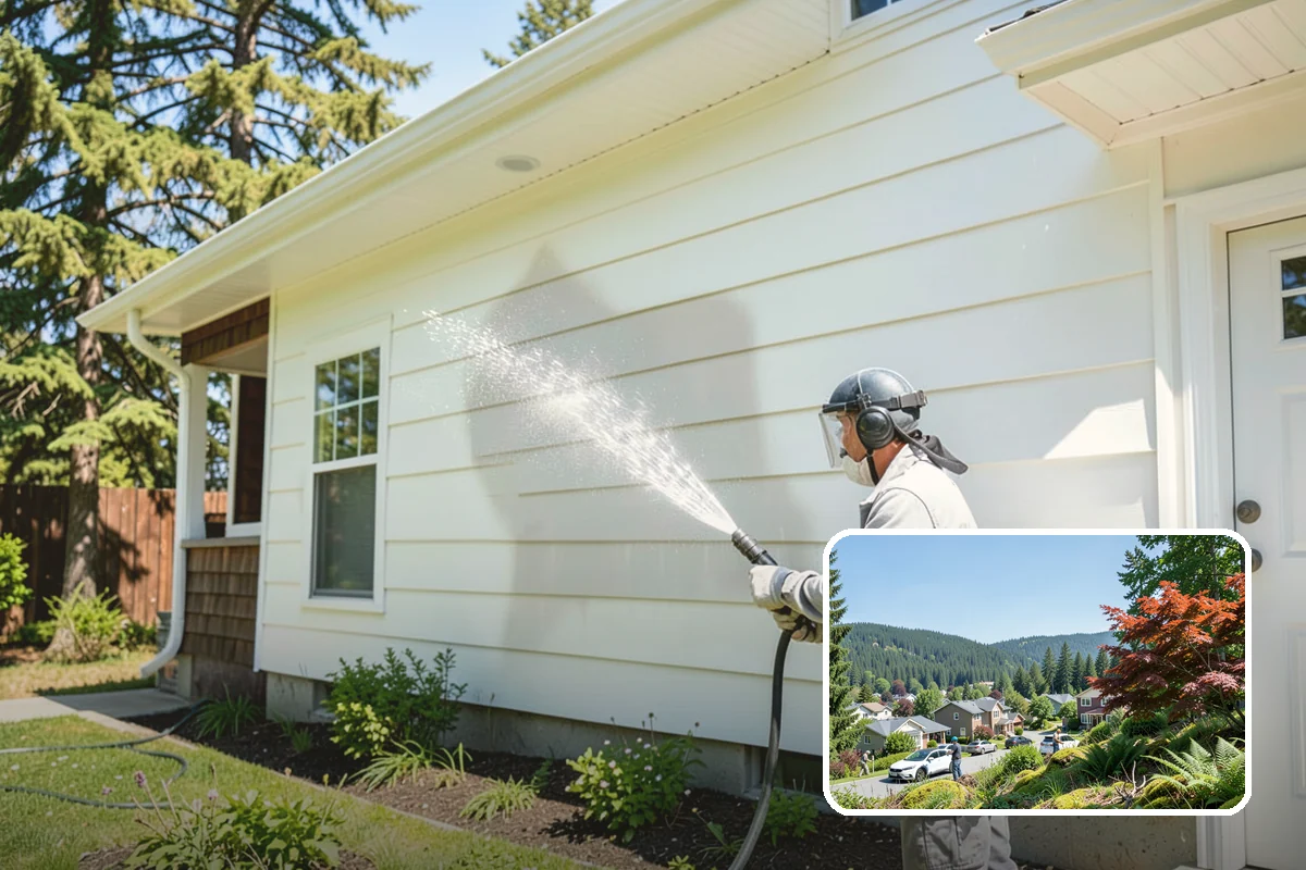 Exterior Dust Removal in Index, Snohomish County, WA - Clears pollen and road grit from siding