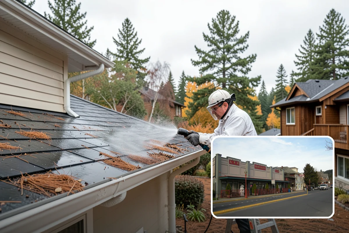 Exterior Dust Removal in Issaquah, King County, WA - Clears pollen and road grit from siding