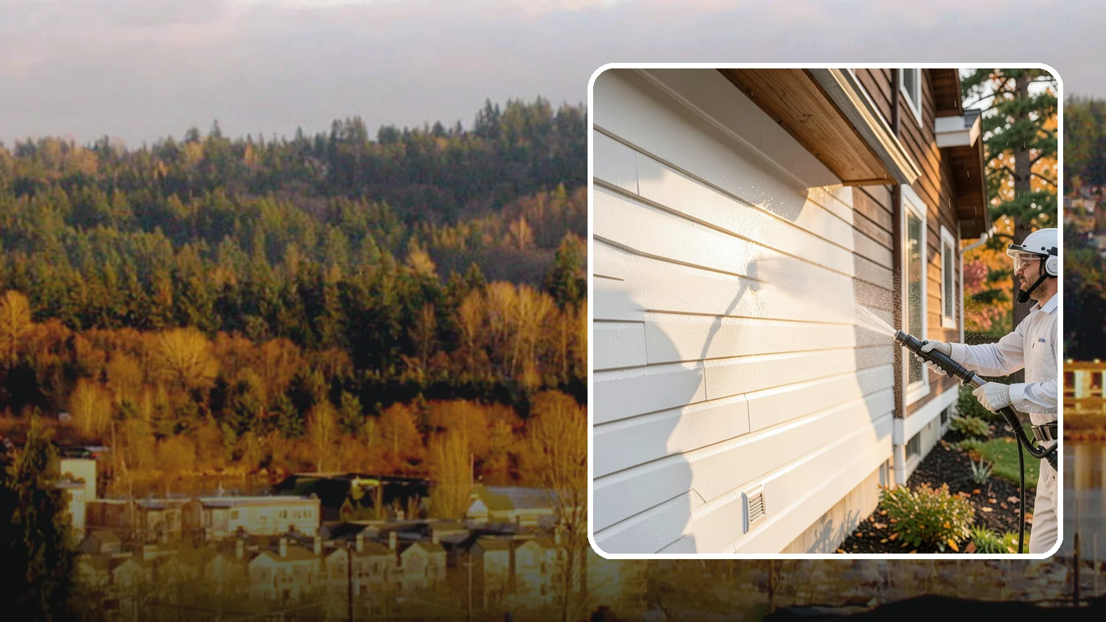 Exterior Dust Removal in Kenmore, King County, WA - Exterior dust removal rinses away the pollen, road grit, and settled dust that cling to siding between our region's rain events.