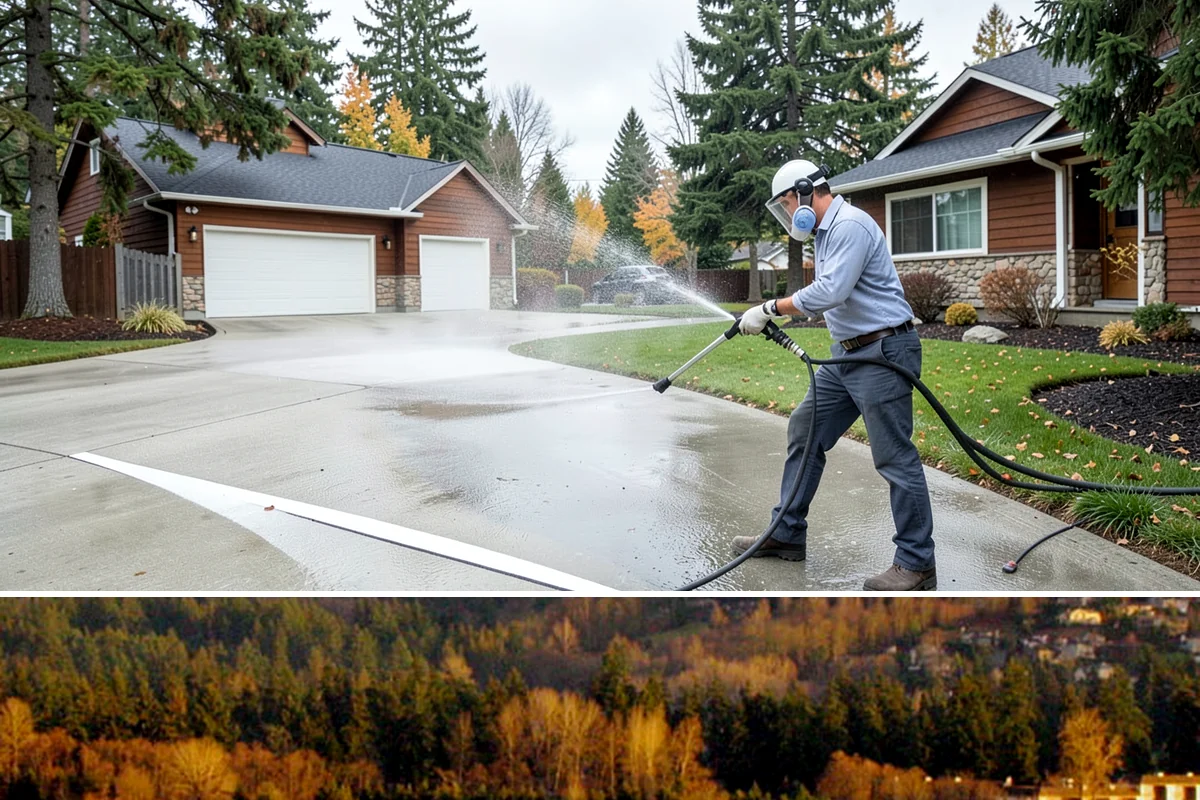 Exterior Dust Removal in Kenmore, King County, WA - Spring pollen season and dry summer stretches are the best times to rinse before the film bonds with moisture.