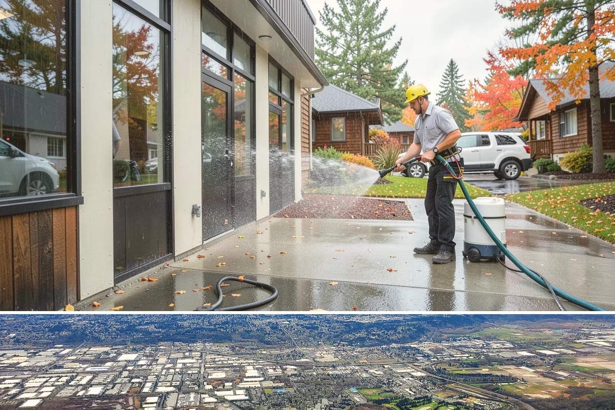 Exterior Dust Removal in Kent, King County, WA - Spring pollen season and dry summer stretches are the best times to rinse before the film bonds with moisture.