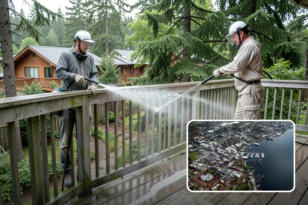 Exterior Dust Removal in Kirkland, King County, WA - Clears pollen and road grit from siding
