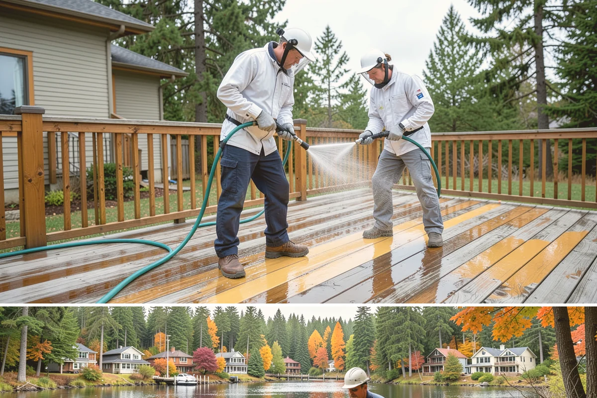 Exterior Dust Removal in La Conner, Skagit County, WA - Spring pollen season and dry summer stretches are the best times to rinse before the film bonds with moisture.