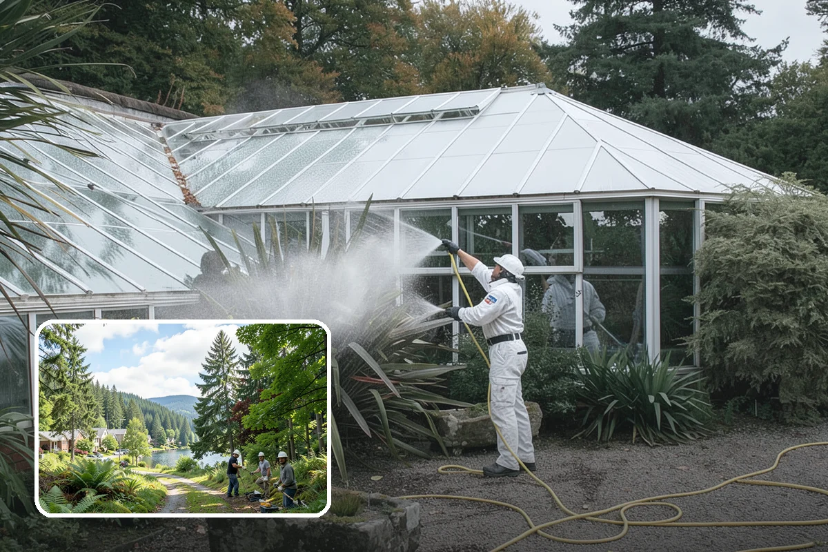 Exterior Dust Removal in Lake Forest Park, King County, WA - Clears pollen and road grit from siding