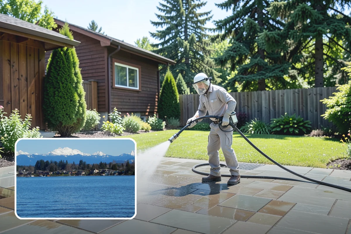 Exterior Dust Removal in Lake Stevens, Snohomish County, WA - Clears pollen and road grit from siding