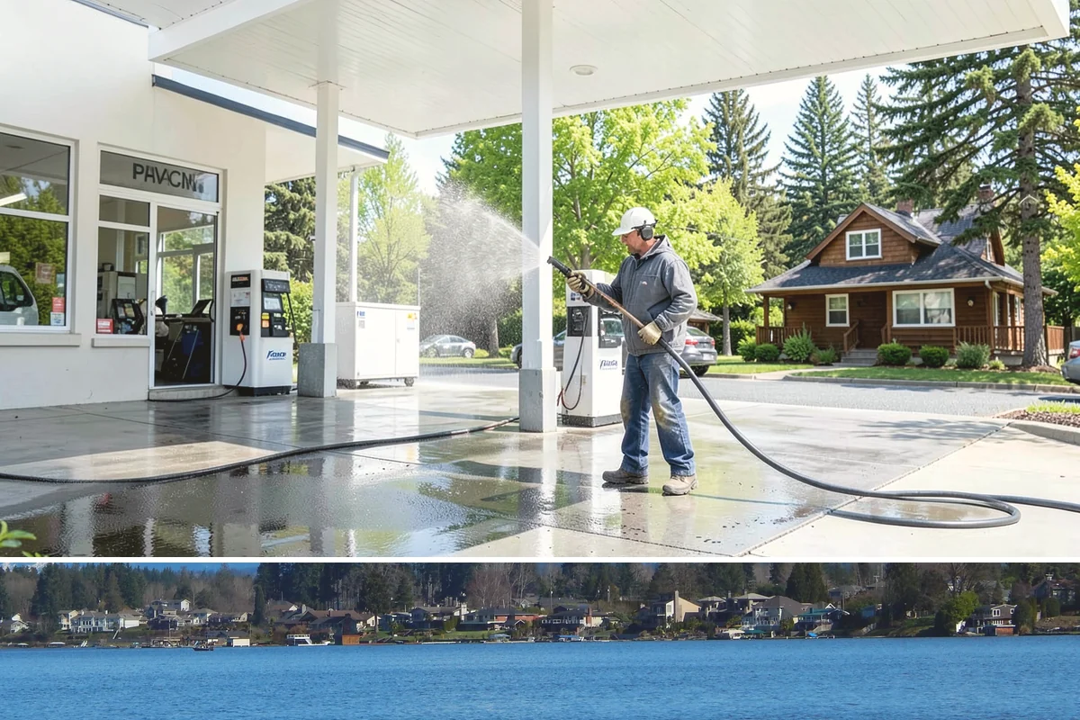 Exterior Dust Removal in Lake Stevens, Snohomish County, WA - Spring pollen season and dry summer stretches are the best times to rinse before the film bonds with moisture.