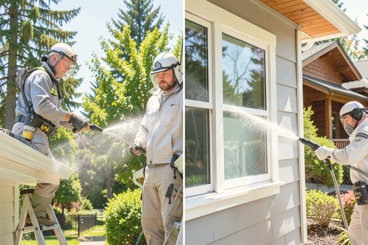 Exterior Dust Removal in Langley, Island County, WA - Assess the siding for dust and pollen buildup