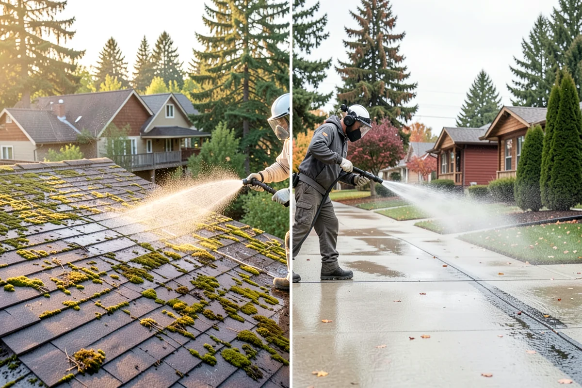 Exterior Dust Removal in Lyman, Skagit County, WA - Assess the siding for dust and pollen buildup