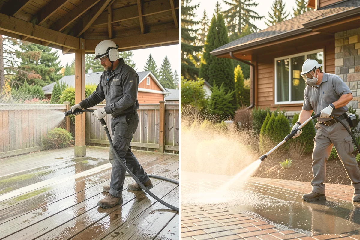 Exterior Dust Removal in Milton, King County, WA - Assess the siding for dust and pollen buildup