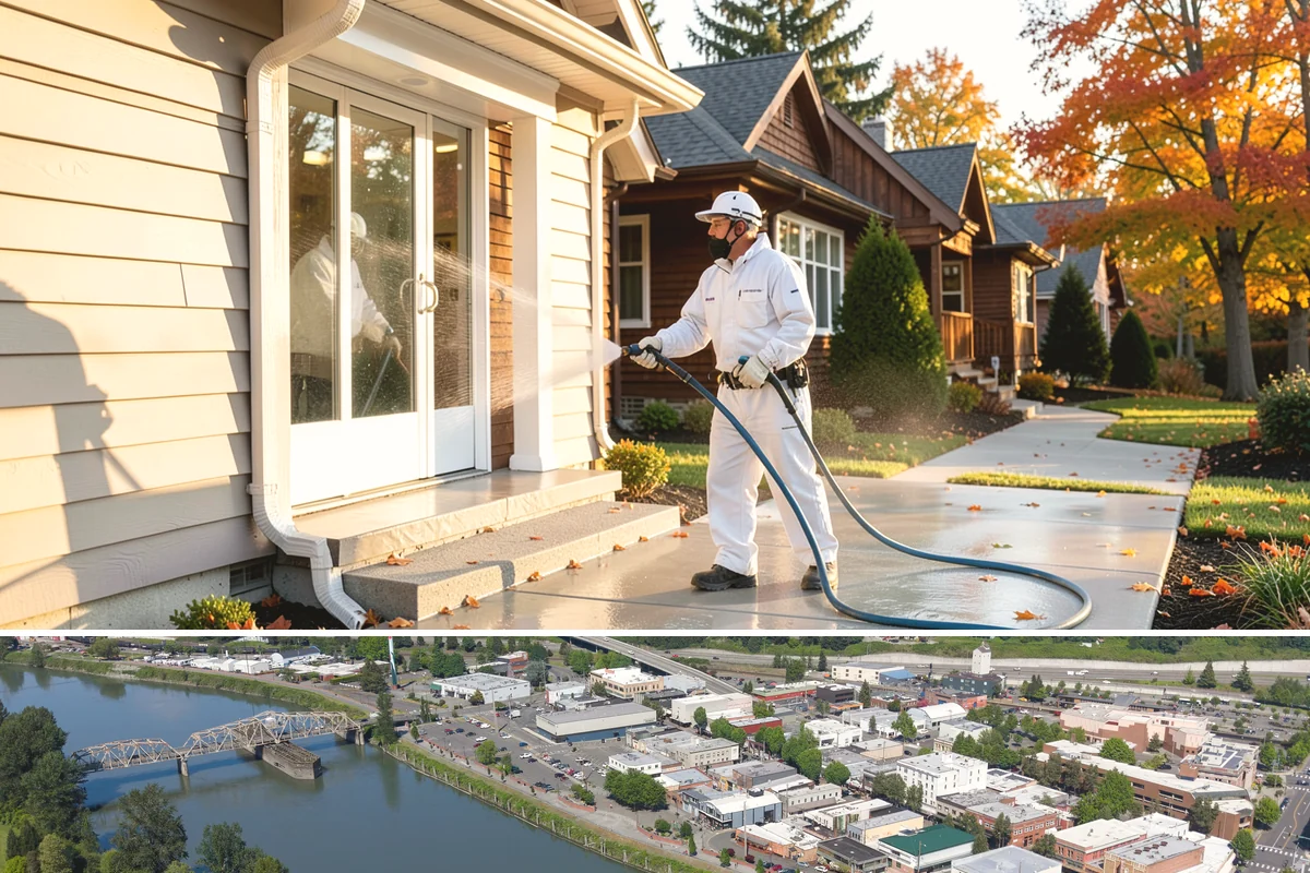 Exterior Dust Removal in Mount Vernon, Skagit County, WA - Spring pollen season and dry summer stretches are the best times to rinse before the film bonds with moisture.