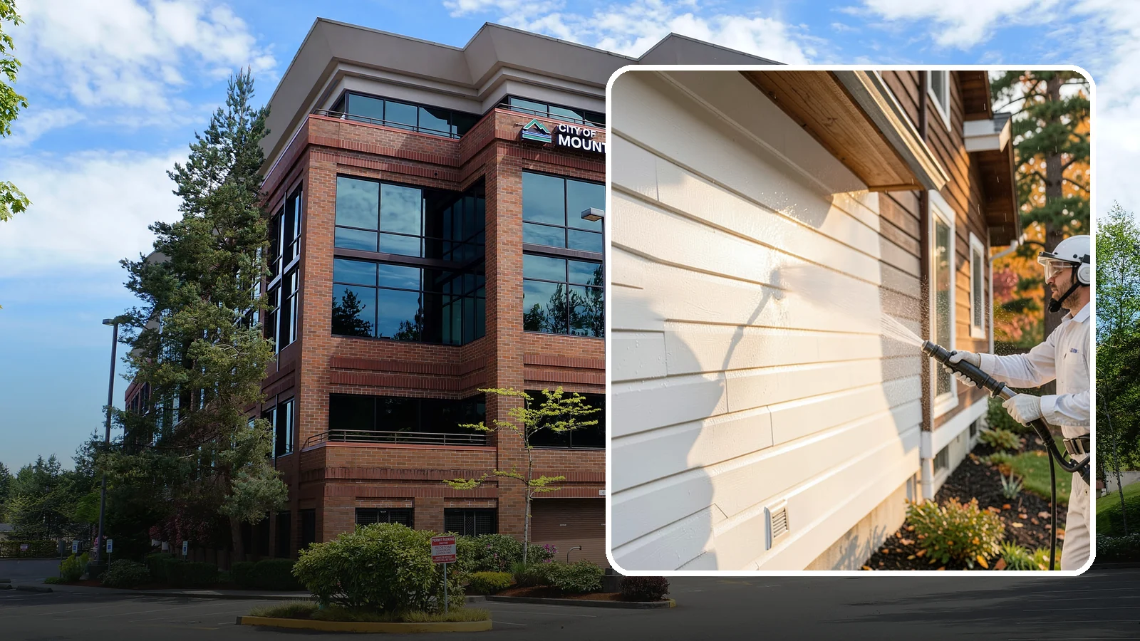 Exterior Dust Removal in Mountlake Terrace, Snohomish County, WA - Exterior dust removal rinses away the pollen, road grit, and settled dust that cling to siding between our region's rain events.