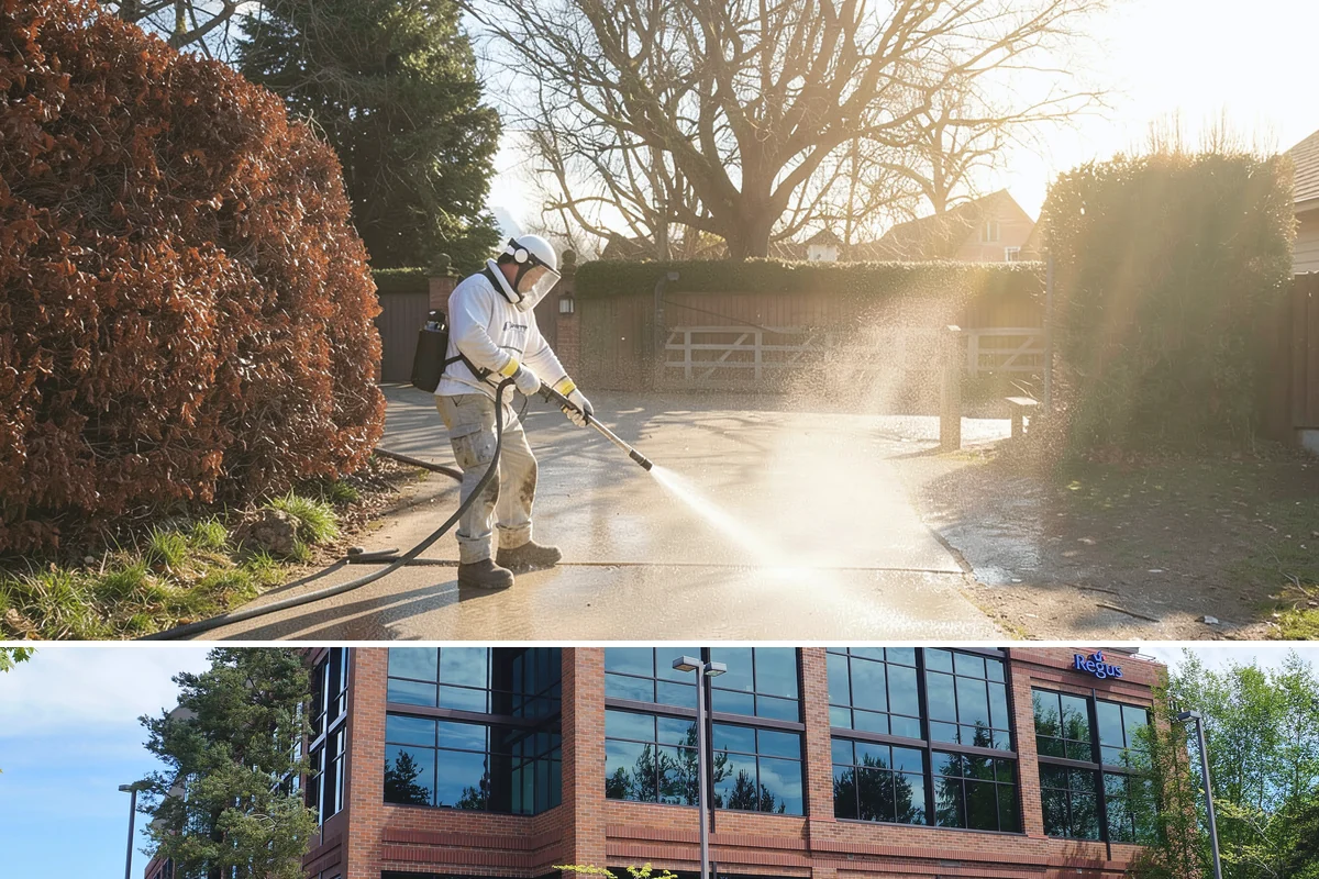 Exterior Dust Removal in Mountlake Terrace, Snohomish County, WA - Spring pollen season and dry summer stretches are the best times to rinse before the film bonds with moisture.