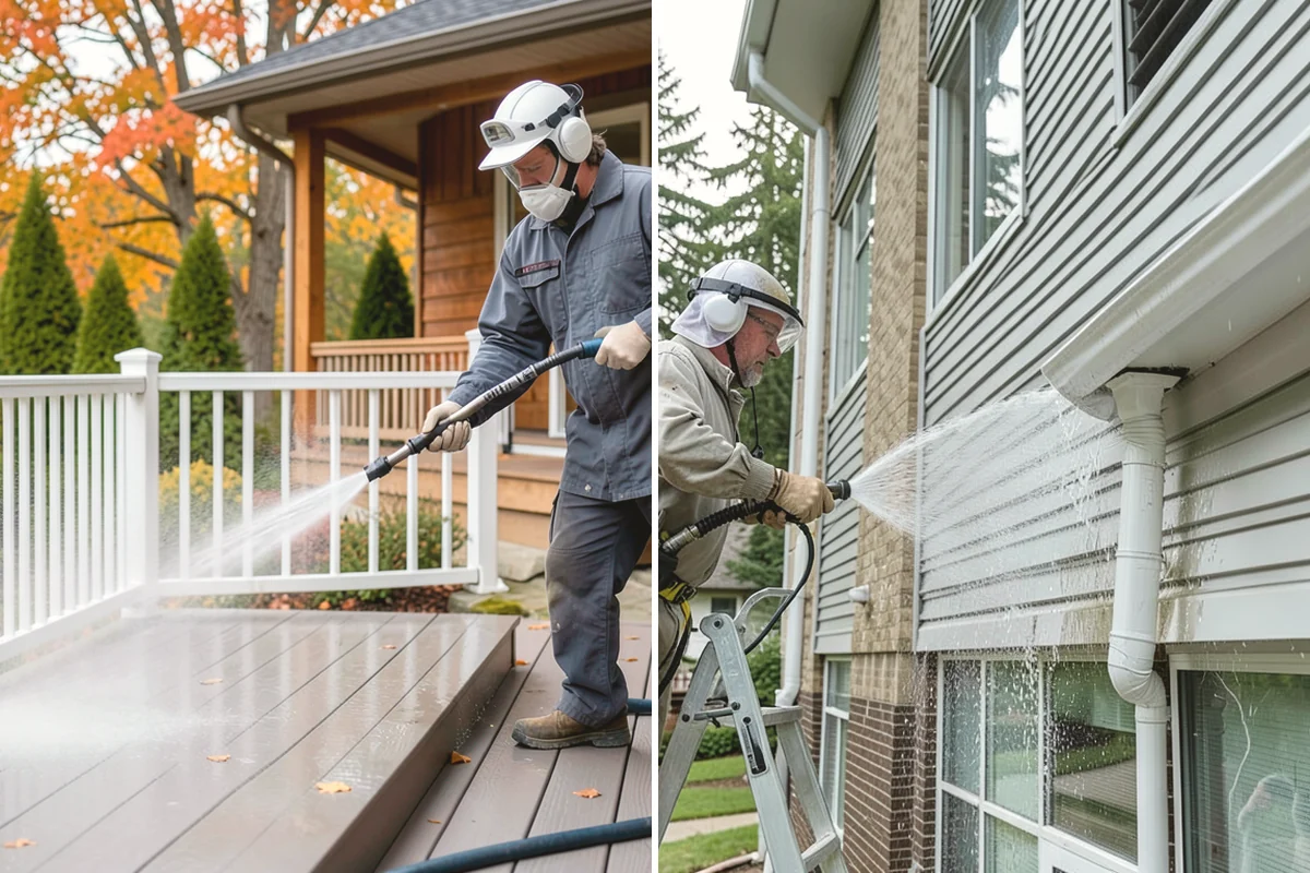 Exterior Dust Removal in Mukilteo, Snohomish County, WA - Assess the siding for dust and pollen buildup