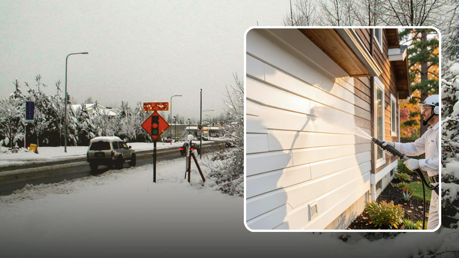 Exterior Dust Removal in Newcastle, King County, WA - Exterior dust removal rinses away the pollen, road grit, and settled dust that cling to siding between our region's rain events.
