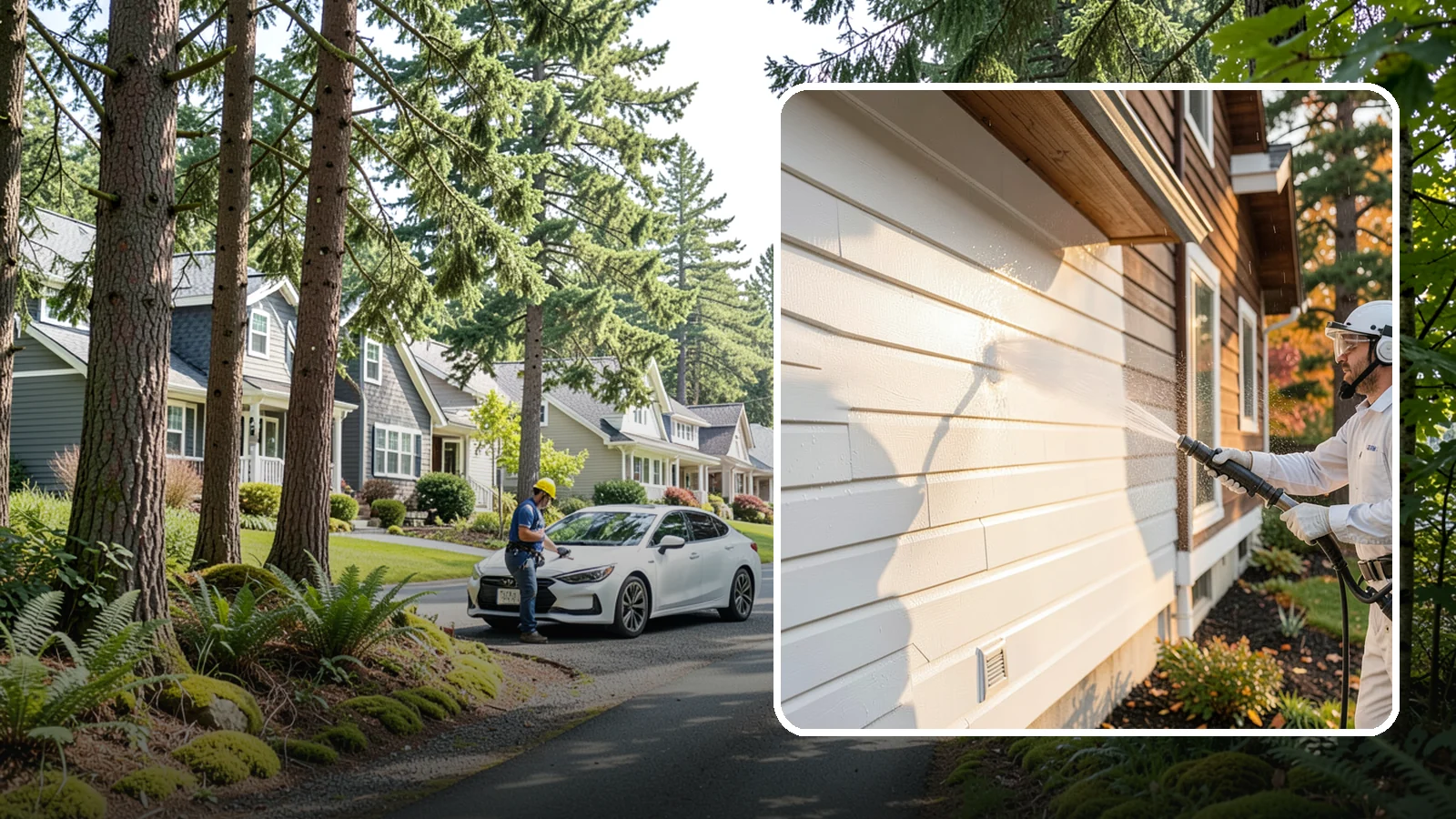 Exterior Dust Removal in Normandy Park, King County, WA - Exterior dust removal rinses away the pollen, road grit, and settled dust that cling to siding between our region's rain events.