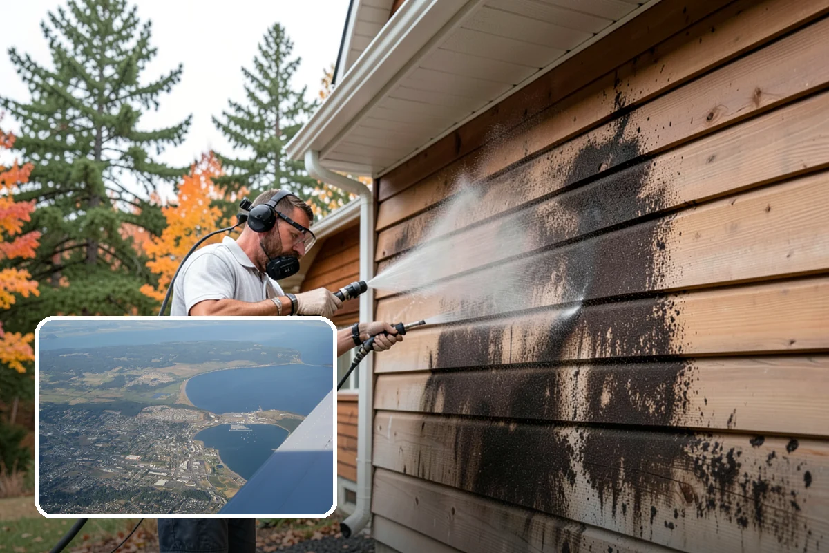 Exterior Dust Removal in Oak Harbor, Island County, WA - Clears pollen and road grit from siding