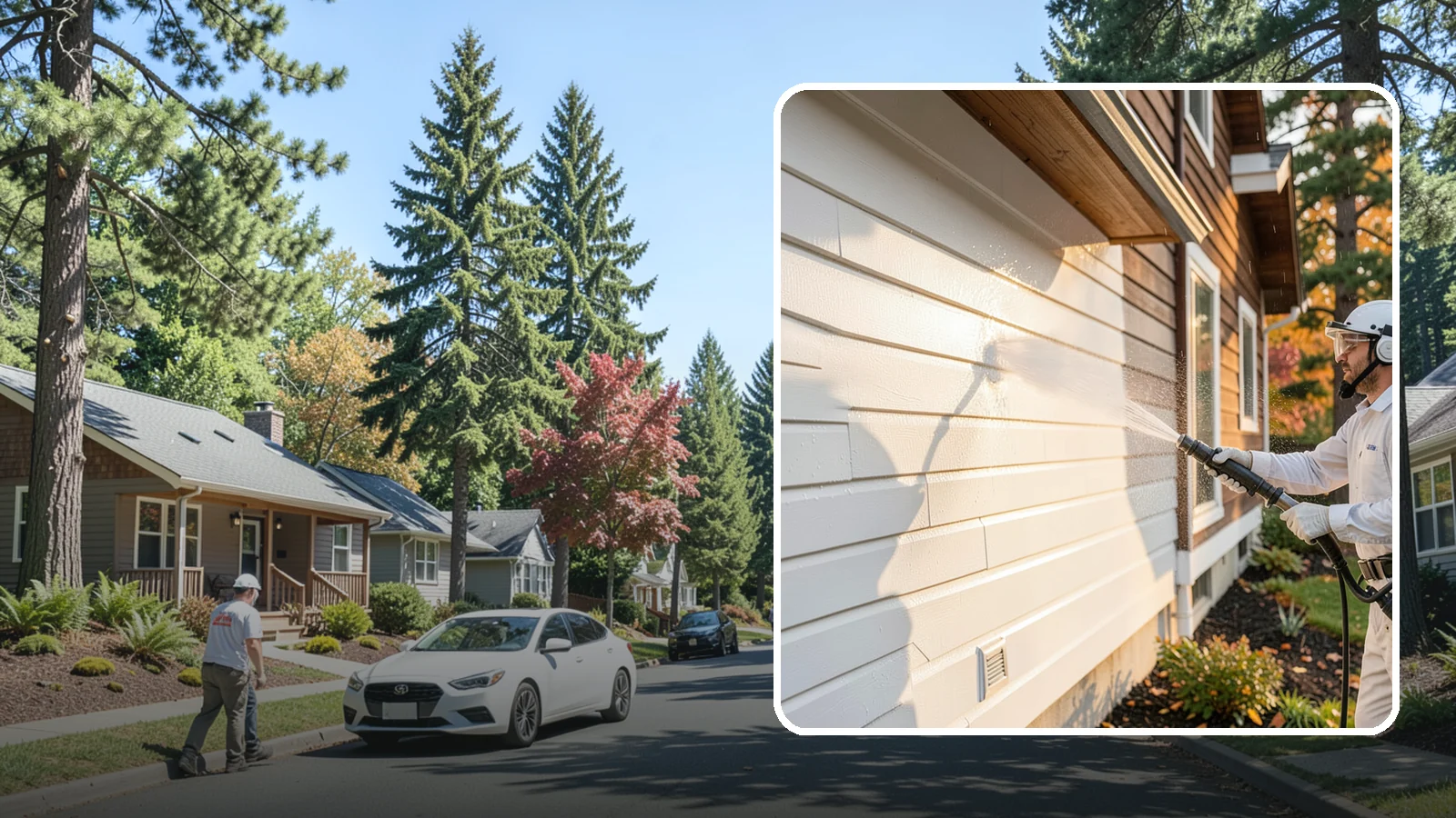Exterior Dust Removal in Orting, Pierce County, WA - Exterior dust removal rinses away the pollen, road grit, and settled dust that cling to siding between our region's rain events.