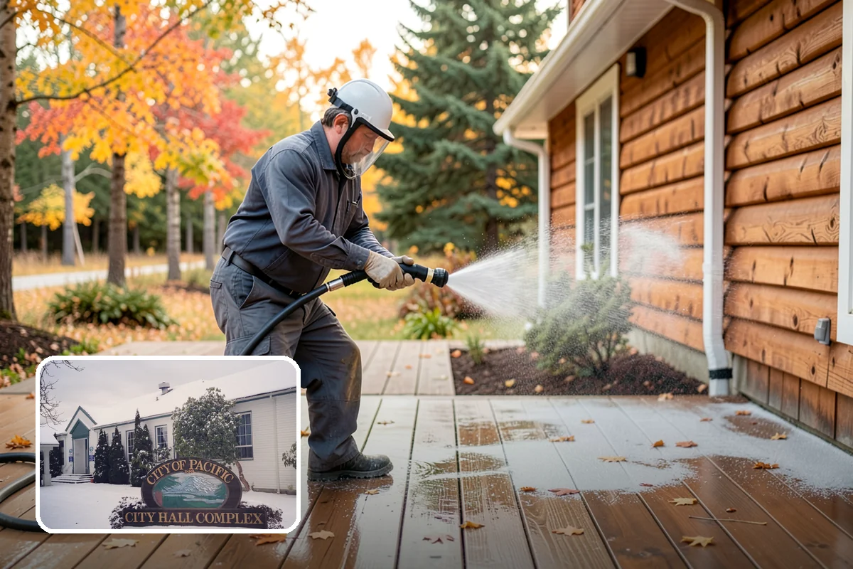 Exterior Dust Removal in Pacific, King County, WA - Clears pollen and road grit from siding