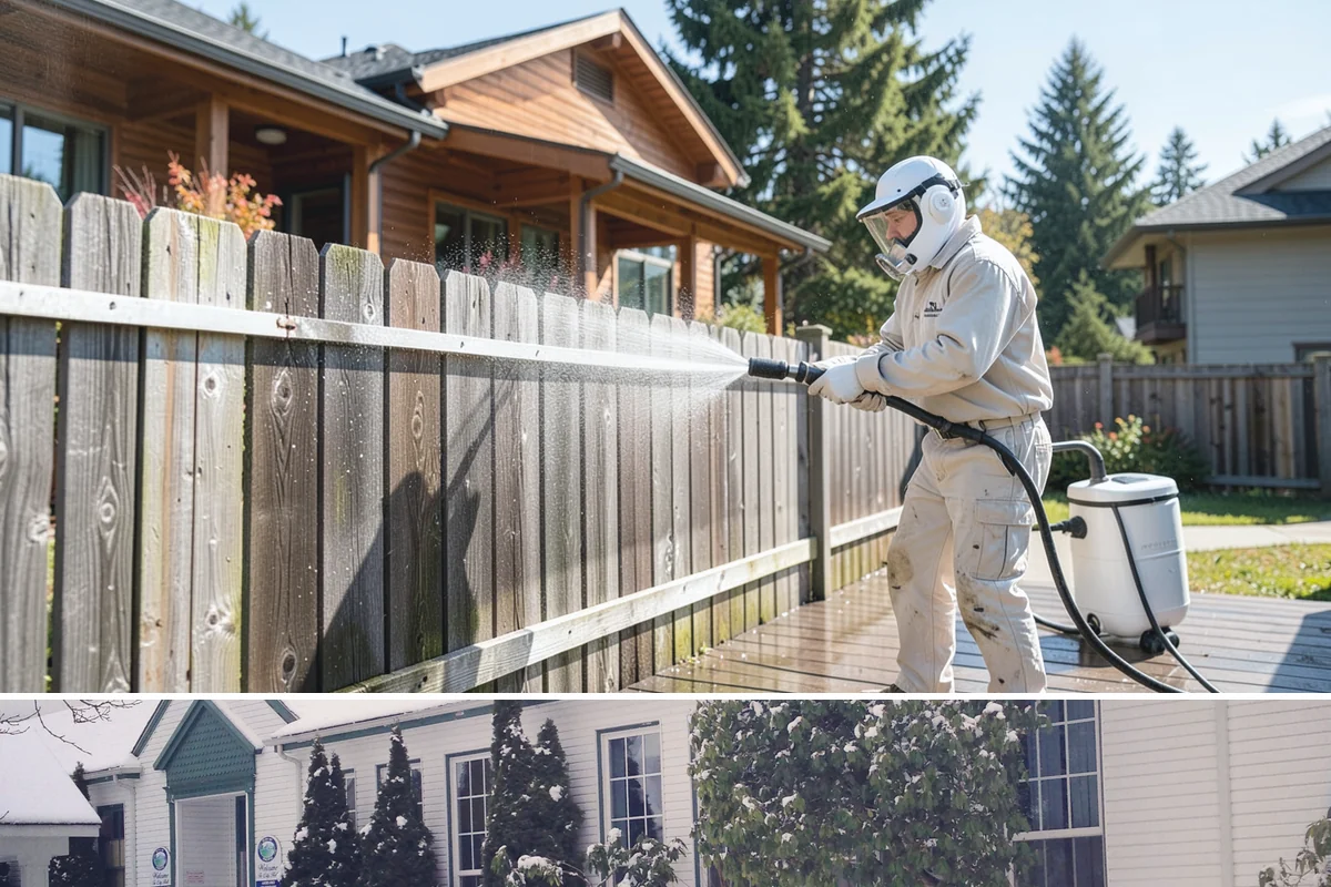 Exterior Dust Removal in Pacific, King County, WA - Spring pollen season and dry summer stretches are the best times to rinse before the film bonds with moisture.