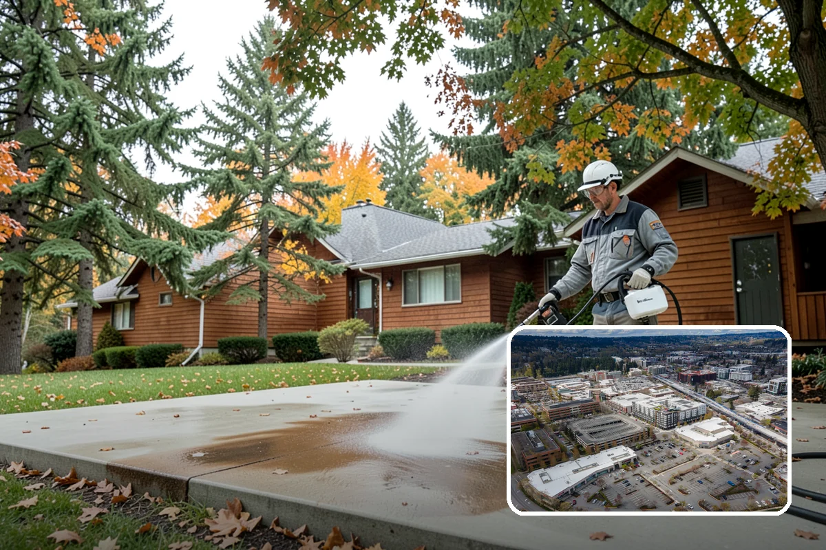 Exterior Dust Removal in Redmond, King County, WA - Clears pollen and road grit from siding