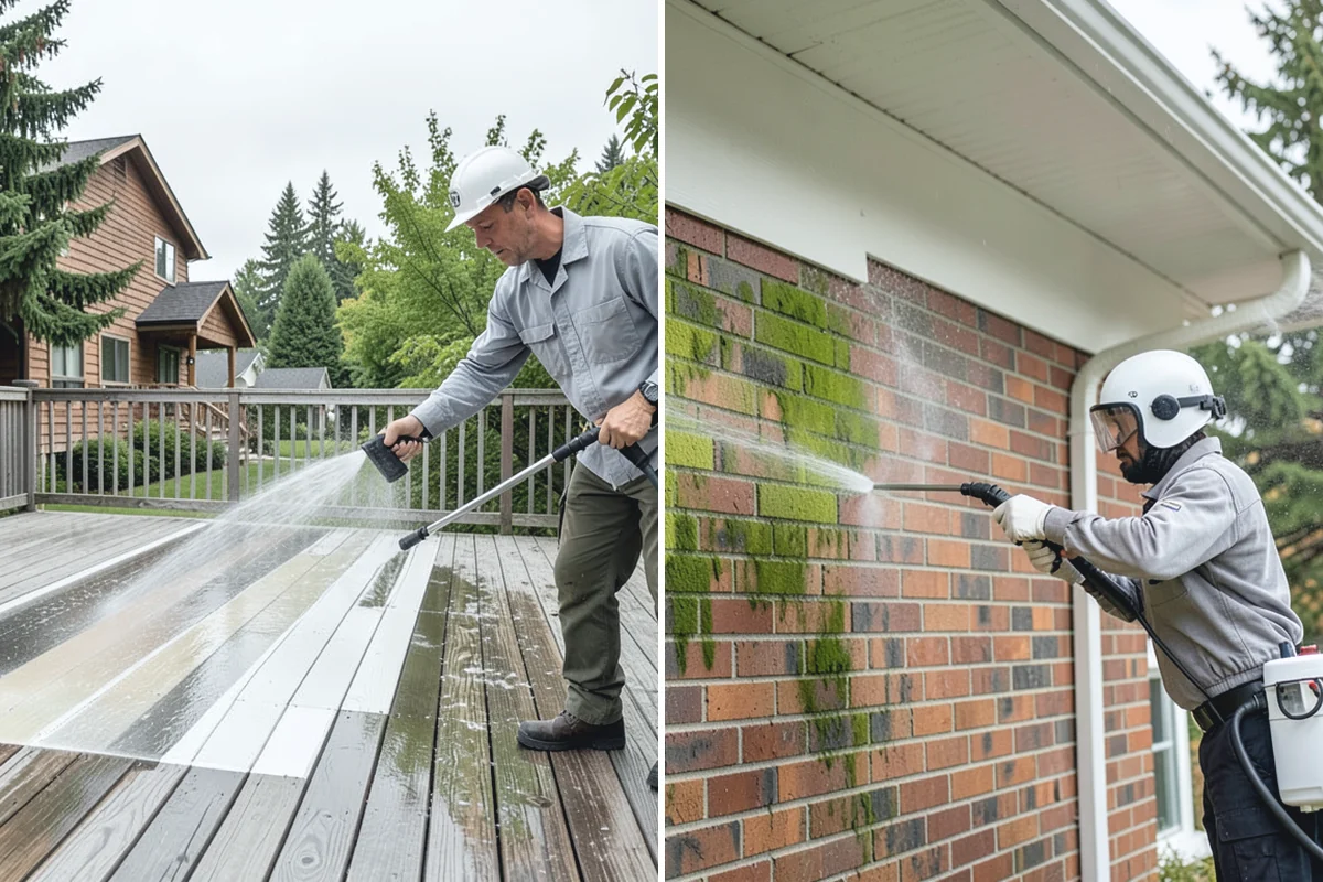 Exterior Dust Removal in Renton, King County, WA - Assess the siding for dust and pollen buildup