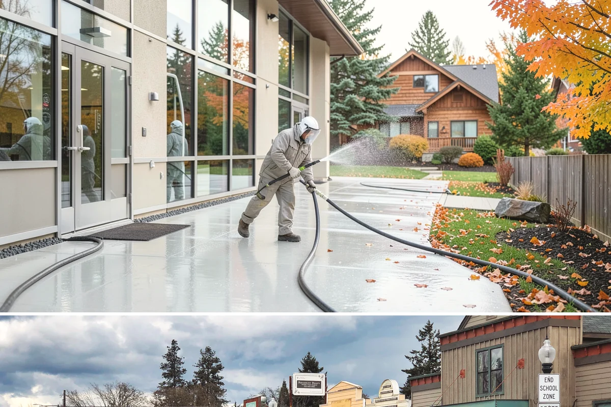 Exterior Dust Removal in Roy, Pierce County, WA - Spring pollen season and dry summer stretches are the best times to rinse before the film bonds with moisture.