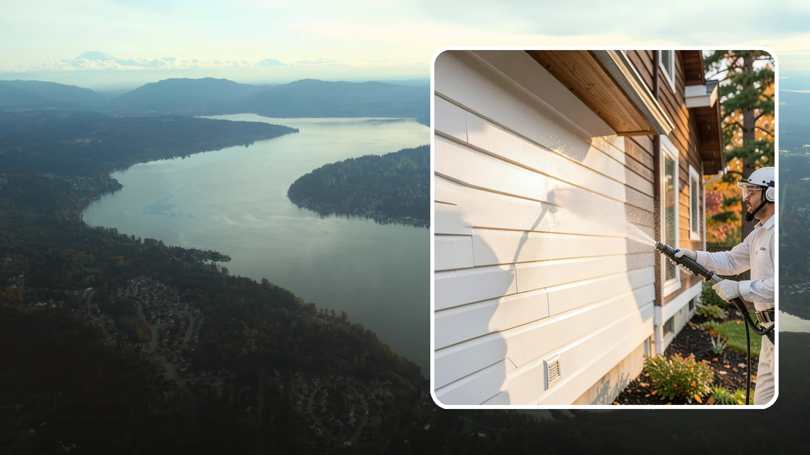 Exterior Dust Removal in Sammamish, King County, WA - Exterior dust removal rinses away the pollen, road grit, and settled dust that cling to siding between our region's rain events.