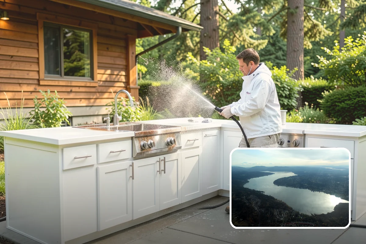 Exterior Dust Removal in Sammamish, King County, WA - Clears pollen and road grit from siding