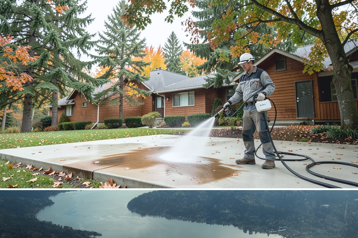 Exterior Dust Removal in Sammamish, King County, WA - Spring pollen season and dry summer stretches are the best times to rinse before the film bonds with moisture.
