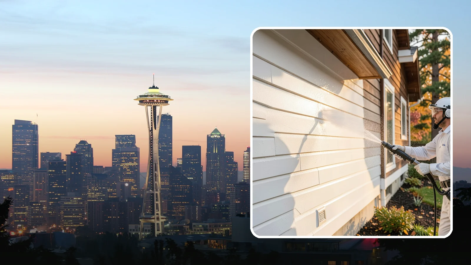Exterior Dust Removal in Seattle, King County, WA - Exterior dust removal rinses away the pollen, road grit, and settled dust that cling to siding between our region's rain events.
