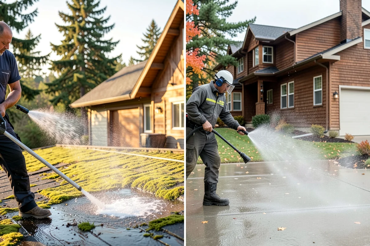 Exterior Dust Removal in Seattle, King County, WA - Assess the siding for dust and pollen buildup