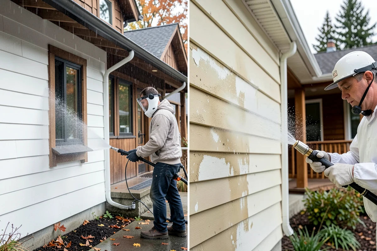 Exterior Dust Removal in Sedro-Woolley, Skagit County, WA - Assess the siding for dust and pollen buildup
