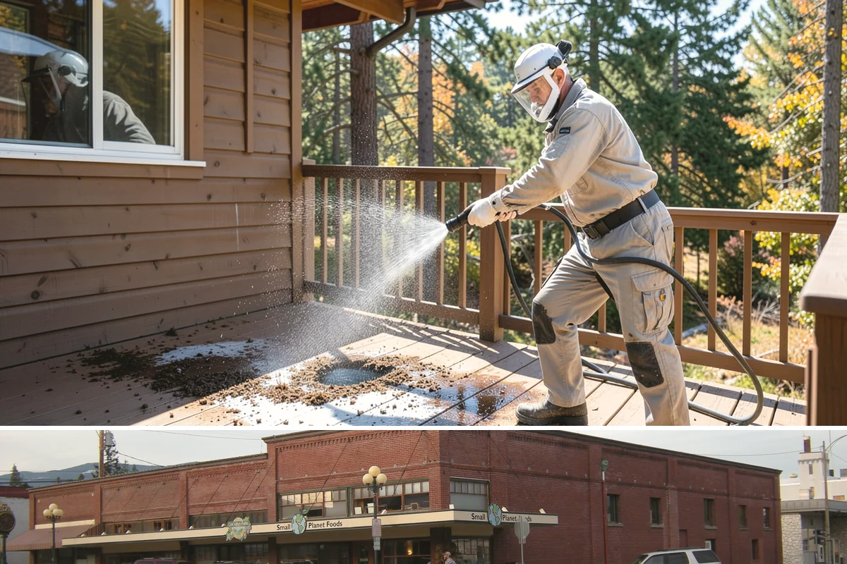 Exterior Dust Removal in Sedro-Woolley, Skagit County, WA - Spring pollen season and dry summer stretches are the best times to rinse before the film bonds with moisture.