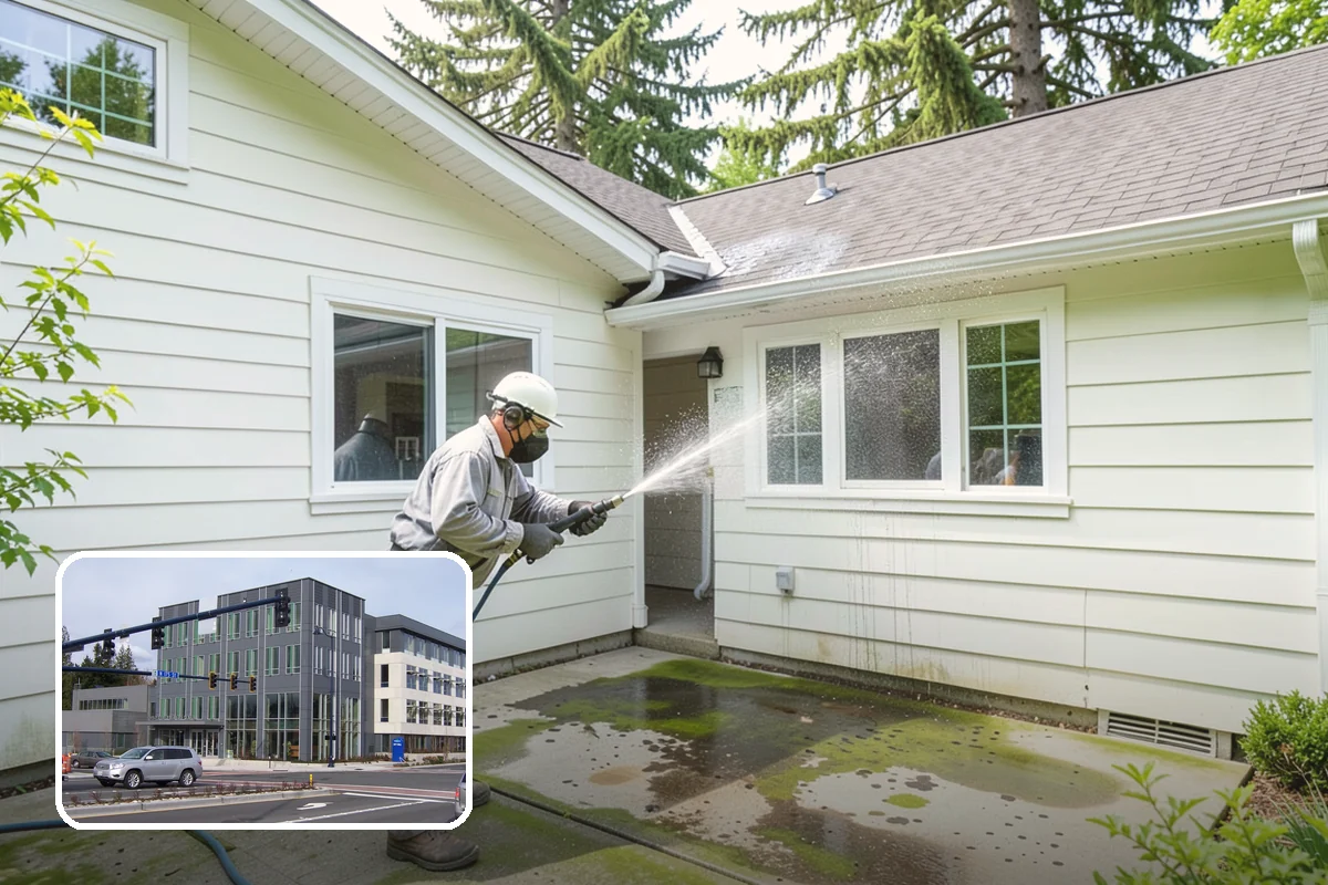 Exterior Dust Removal in Shoreline, King County, WA - Clears pollen and road grit from siding