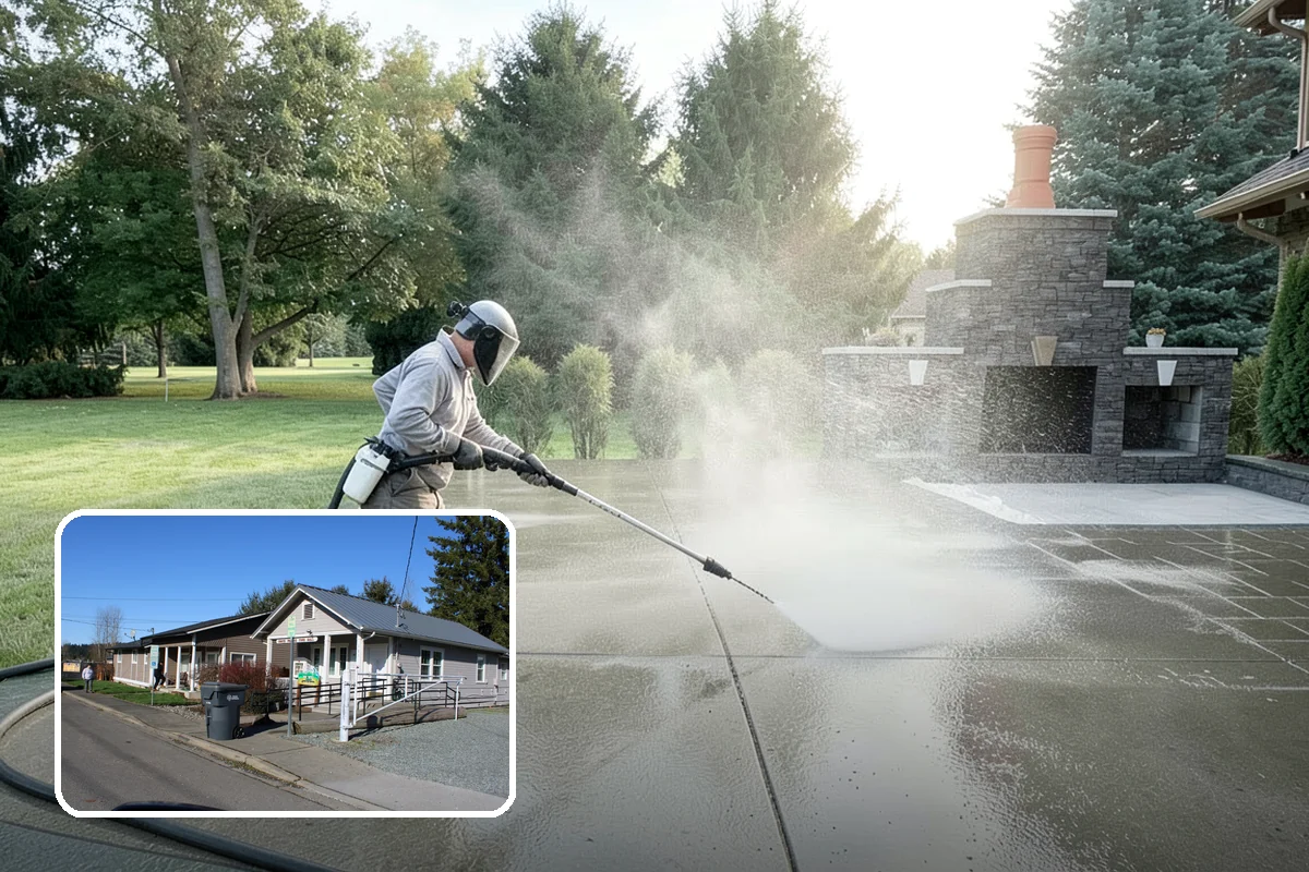 Exterior Dust Removal in South Prairie, Pierce County, WA - Clears pollen and road grit from siding