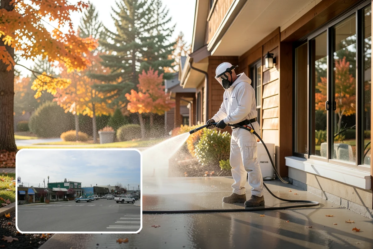Exterior Dust Removal in Stanwood, Snohomish County, WA - Clears pollen and road grit from siding