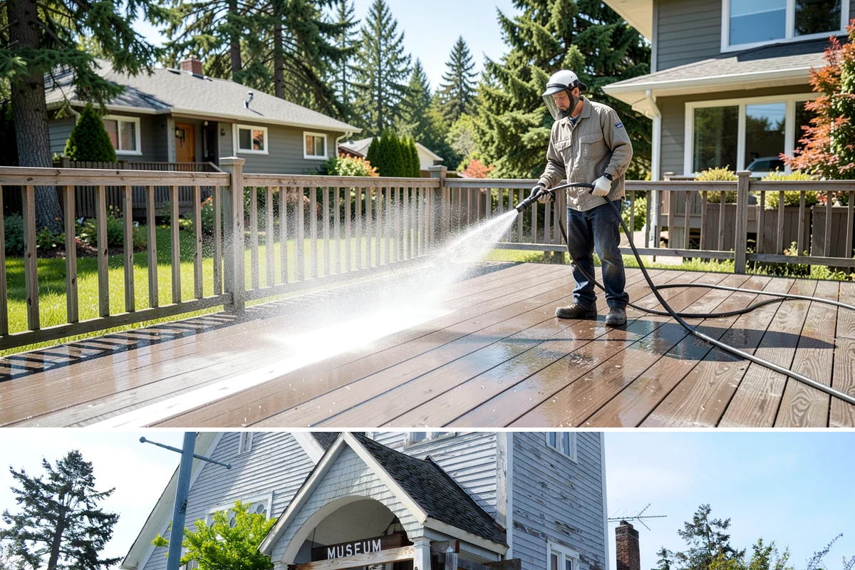 Exterior Dust Removal in Steilacoom, Pierce County, WA - Spring pollen season and dry summer stretches are the best times to rinse before the film bonds with moisture.