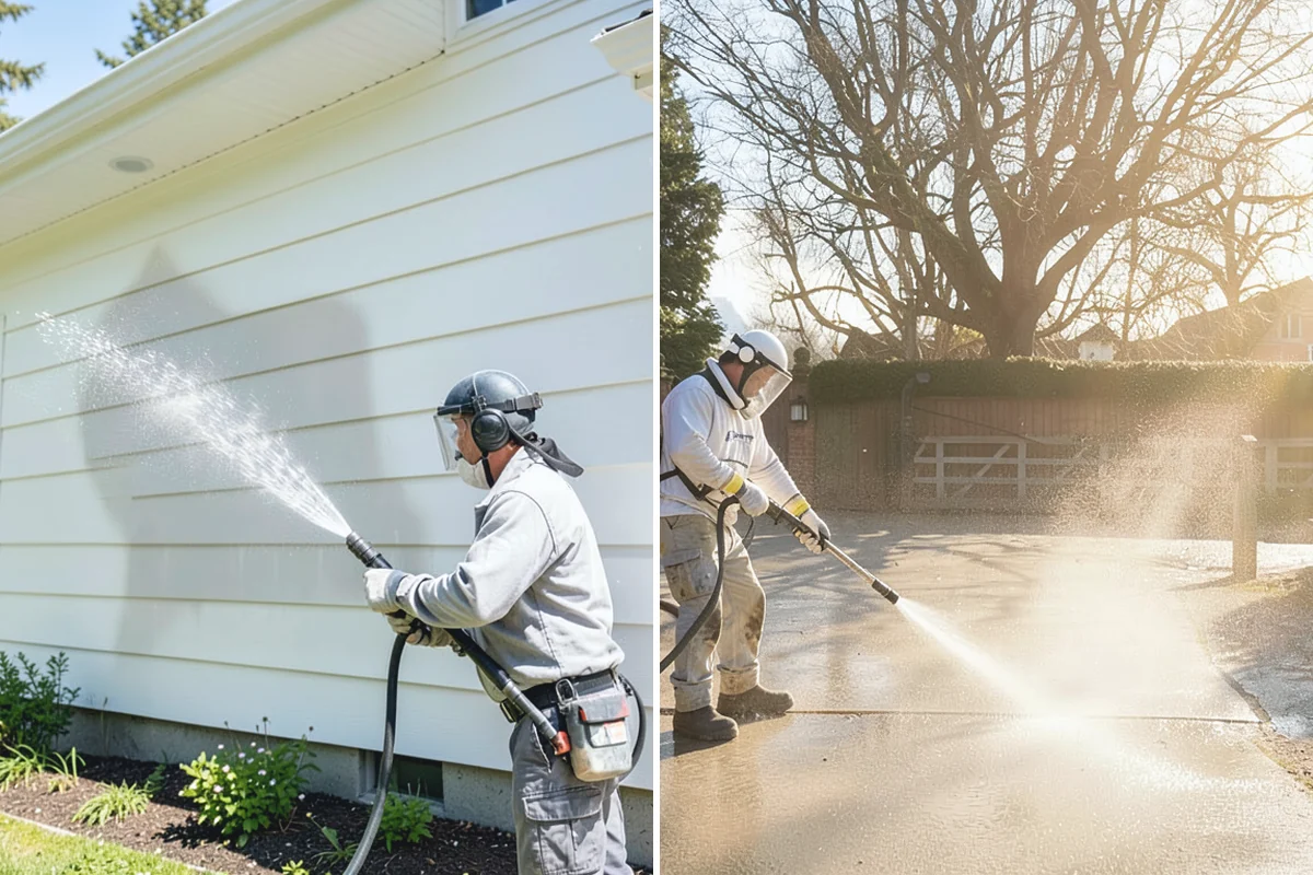 Exterior Dust Removal in Sumner, Pierce County, WA - Assess the siding for dust and pollen buildup