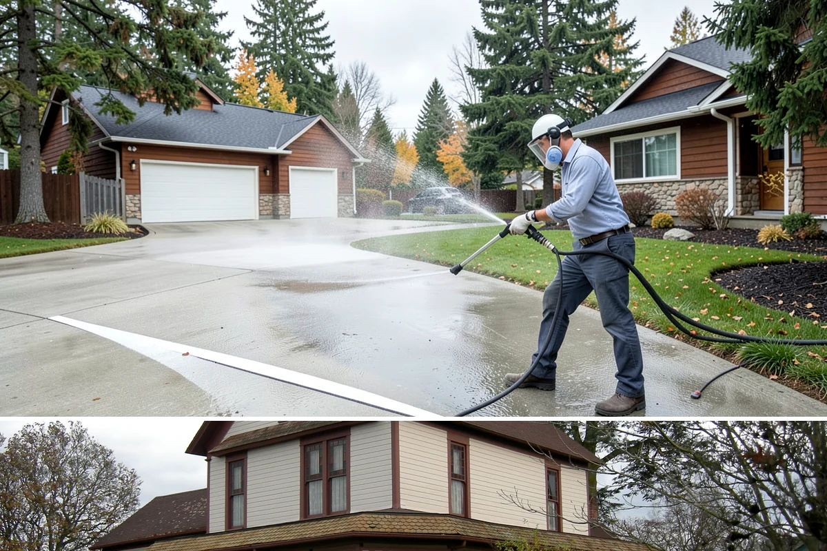 Exterior Dust Removal in Sumner, Pierce County, WA - Spring pollen season and dry summer stretches are the best times to rinse before the film bonds with moisture.