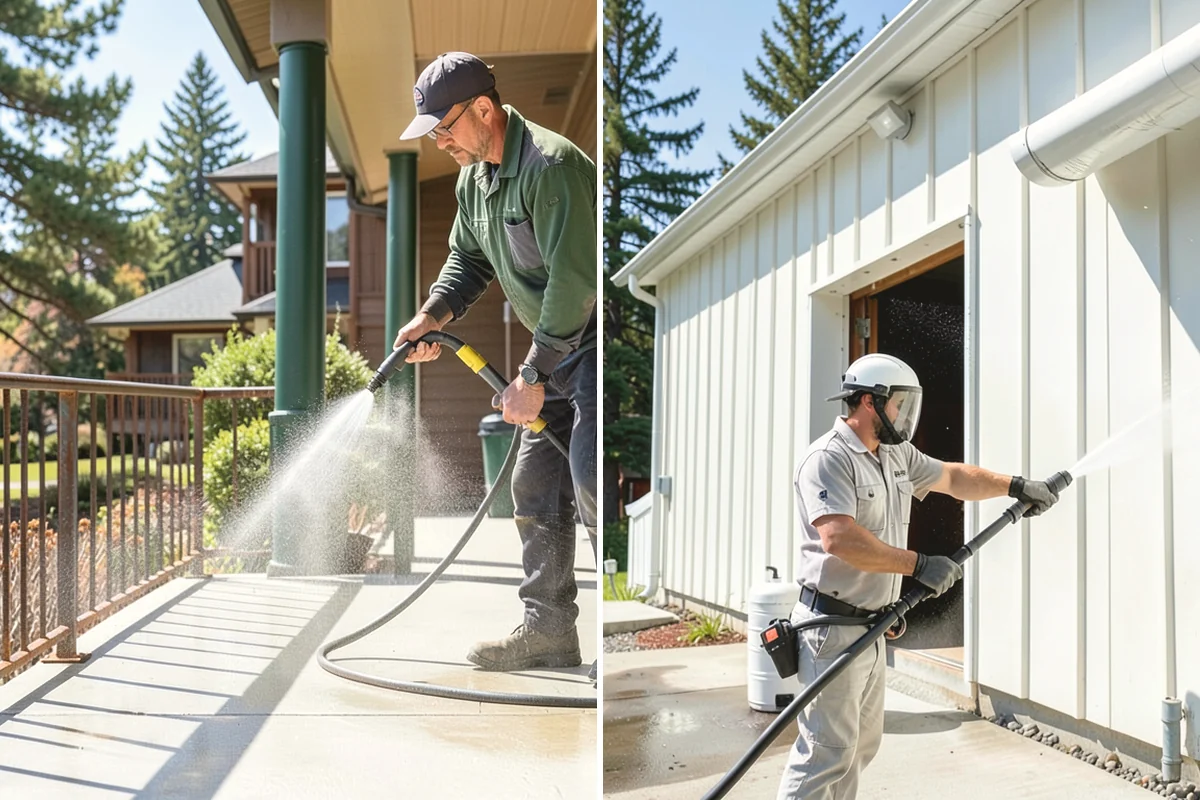 Exterior Dust Removal in Tacoma, Pierce County, WA - Assess the siding for dust and pollen buildup