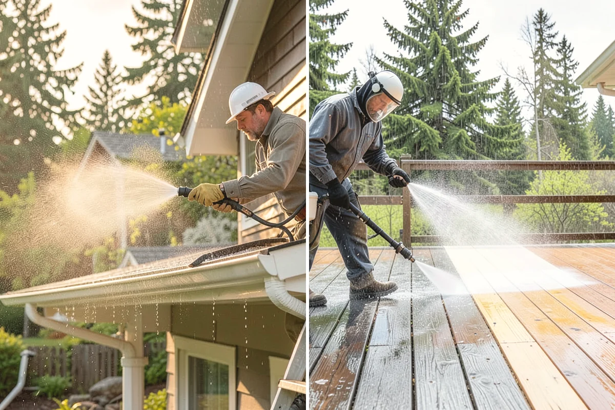 Exterior Dust Removal in University Place, Pierce County, WA - Assess the siding for dust and pollen buildup