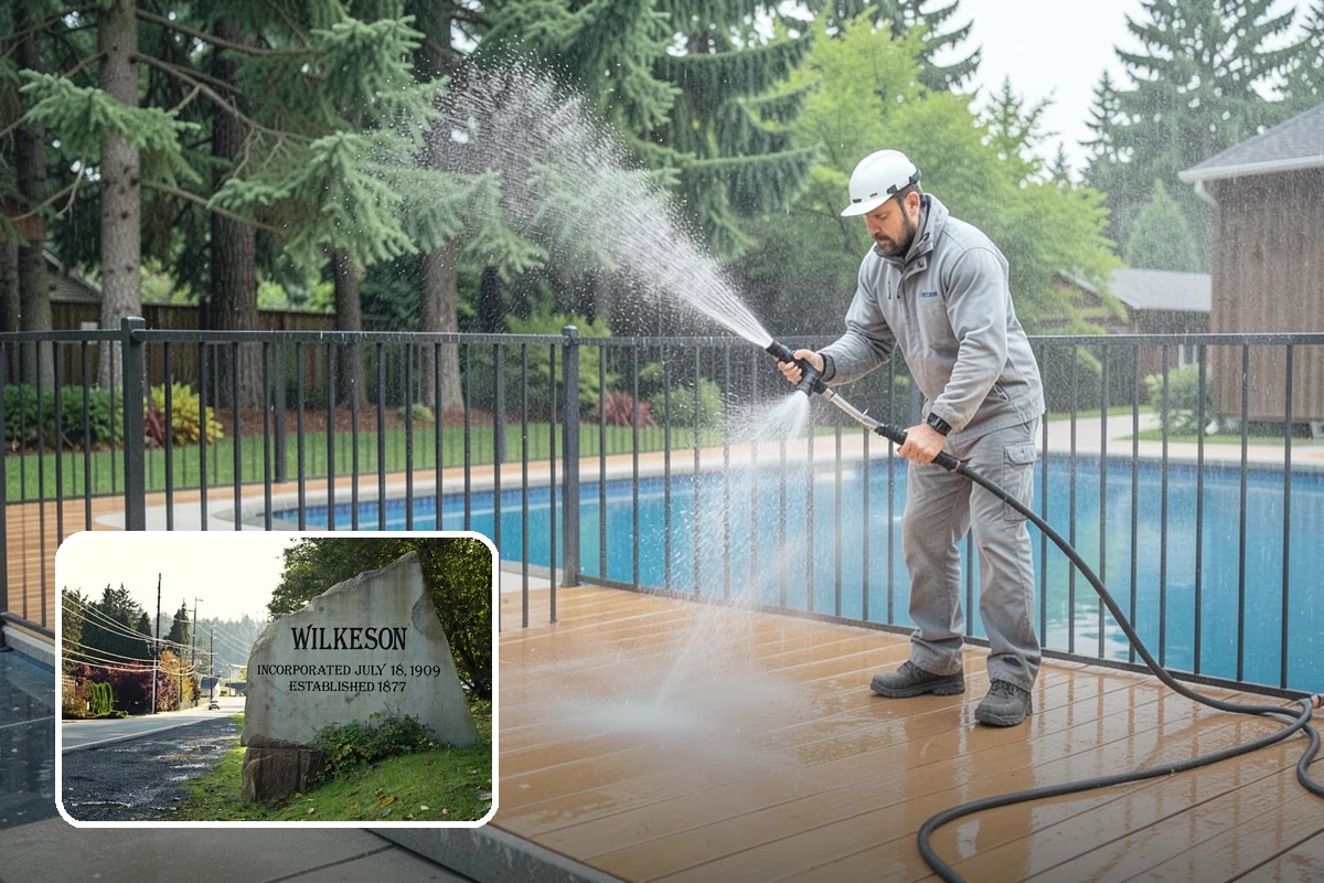 Exterior Dust Removal in Wilkeson, Pierce County, WA - Clears pollen and road grit from siding