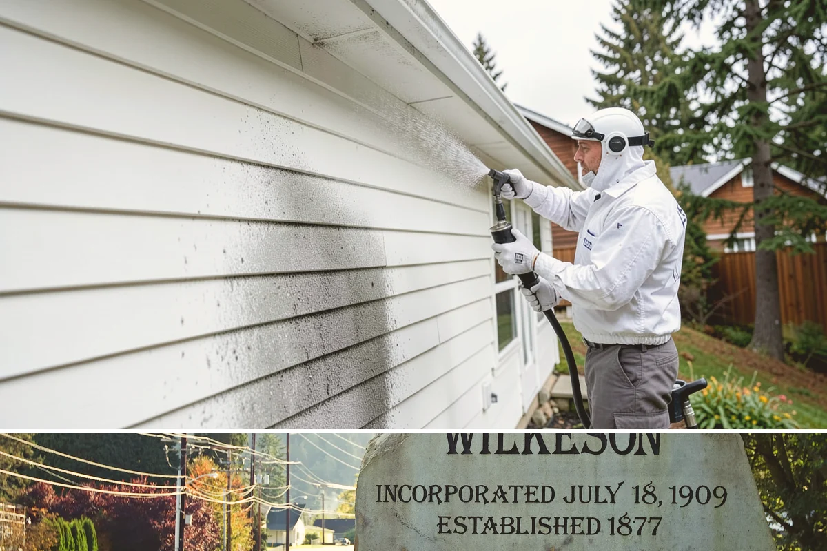 Exterior Dust Removal in Wilkeson, Pierce County, WA - Spring pollen season and dry summer stretches are the best times to rinse before the film bonds with moisture.