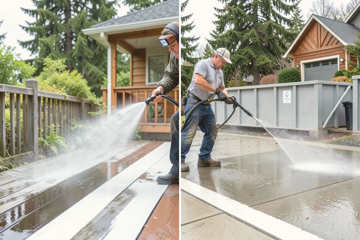 Exterior Gutter Whitening in Index, Snohomish County, WA - Rinse loose grime from the gutter faces