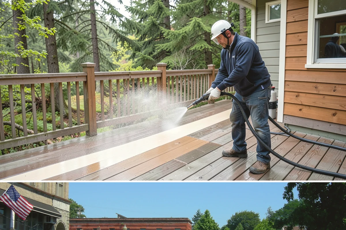Exterior Gutter Whitening in Snohomish, Snohomish County, WA - Whitening shows best in spring or summer when brighter light highlights the restored panels.