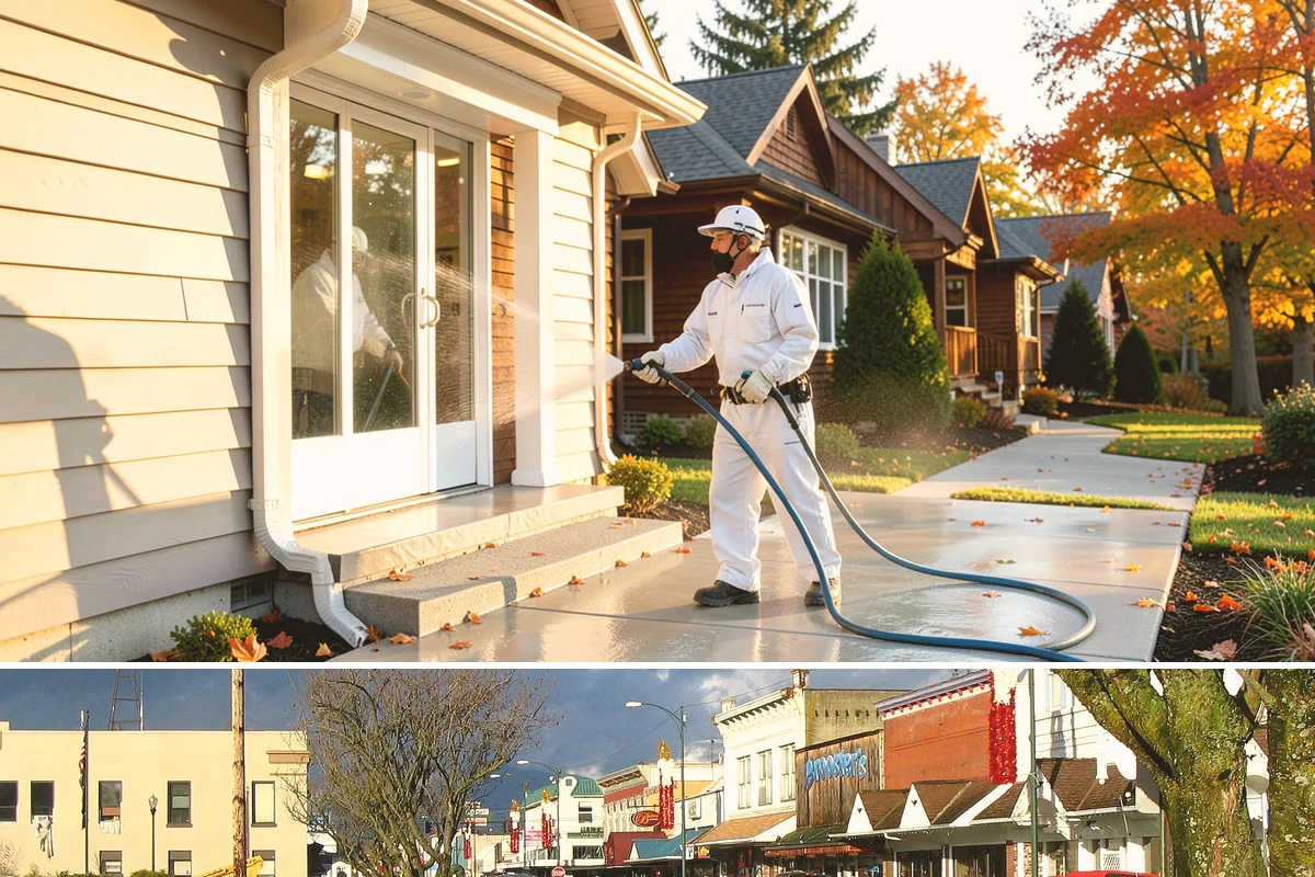 Exterior House Cleaning in Arlington, Snohomish County, WA - Plan for the warmer months of late spring to early autumn when surfaces dry quickly between cleaning steps.
